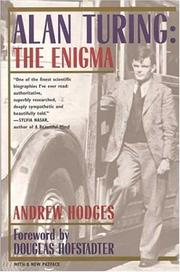 Cover of: Alan Turing: the enigma