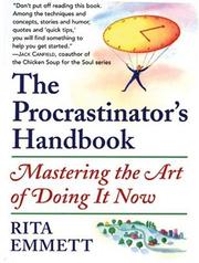 Cover of: The procrastinator's handbook by Rita Emmett