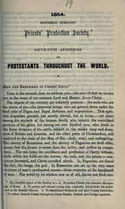 Cover of: Seventh address to Protestants throughout the world.