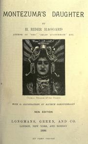 Cover of: Montezuma's daughter. by H. Rider Haggard