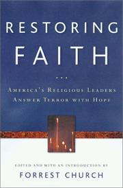 Cover of: Restoring Faith by Forrest Church