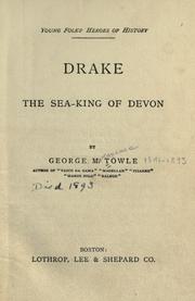 Cover of: Drake: the sea-king of Devon