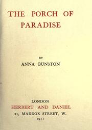 Cover of: The porch of paradise
