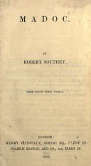 Madoc by Robert Southey