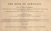 Cover of: The book of almanacs by Augustus De Morgan