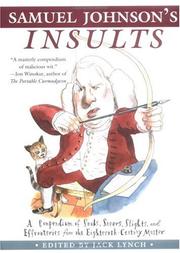Cover of: Samuel Johnson's Insults by Jack Lynch
