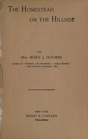 Cover of: The  homestead on the hillside. by Mary Jane Holmes