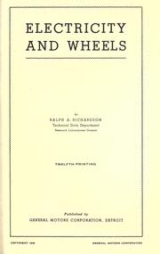 Cover of: Electricity and wheels