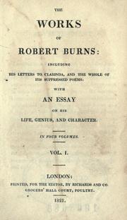 Cover of: The works of Robert Burns by Robert Burns