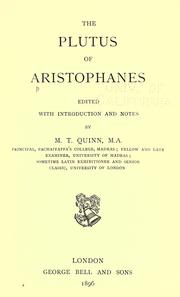 Cover of: Plutus by Aristophanes