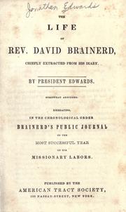 Cover of: The life of Rev. David Brainerd by David Brainerd