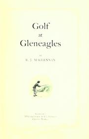 Cover of: Golf at Gleneagles.
