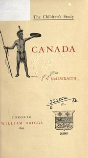 Cover of: Canada. by Jean N. McIlwraith