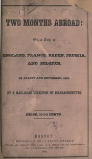 Cover of: Two months abroad by E. H. Derby