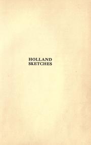 Cover of: Holland sketches