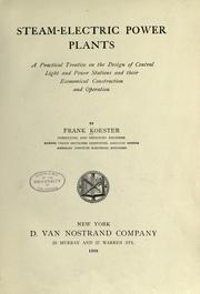 Cover of: Steam-electric power plants by Koester, Frank