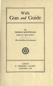 Cover of: With gun and guide. by Thomas Martindale