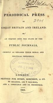 The Periodical press of Great Britain and Ireland