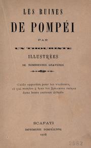 Cover of: Les Ruines de Pomp©Øei by 