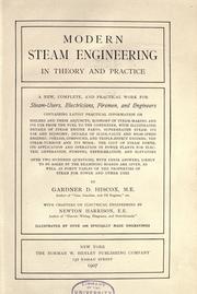 Modern steam engineering in theory and practice by Gardner Dexter Hiscox