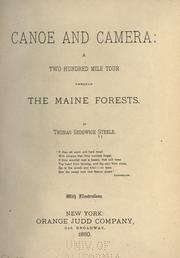 Cover of: Canoe and camera by Thomas Sedgwick Steele