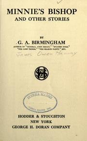 Cover of: Minnie's bishop by George A. Birmingham