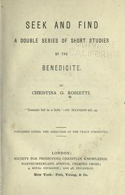 Cover of: Seek and find by Christina Georgina Rosetti