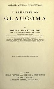 Cover of: A treatise on glaucoma