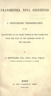 Cover of: Uranometria nova exoniensis by Charles Pritchard