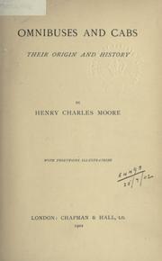 Omnibuses and cabs by Henry Charles Moore