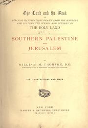 Cover of: The land and the Book by William McClure Thomson
