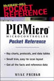 Cover of: PICmicro Microcontroller Pocket Reference by Myke Predko, Myke Predko