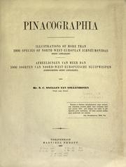 Cover of: Pinacographia: illustrations of more than 1,000 species of north-west-European Icheumonide, sensu Linnaeano = Afbeeldingen van meer dan 1,000 soorten noord-west-Europeesche sluipwespen (ichneumones sensu Linnaeano)
