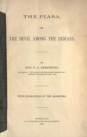 Cover of: The Piasa, or, The Devil among the Indians