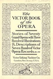 Cover of: The Victor book of the opera