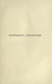 Cover of: Purposeful handwork