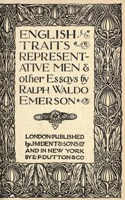 English traits, Representative men & other essays