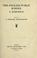 Cover of: The English public school