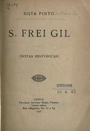 S. Frei Gil by Silva Pinto, Antonio da