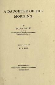 Cover of: A daughter of the morning