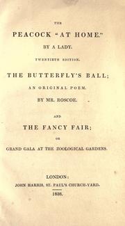 Cover of: The peacock "at home" by Catherine Ann Turner Dorset