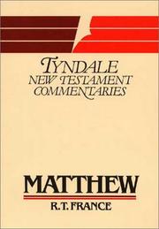 Cover of: The Gospel According to Matthew by R. T. France