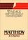 Cover of: The Gospel According to Matthew