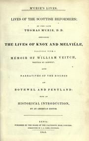 Cover of: Lives of the Scottish reformers