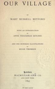 Cover of: Our village by Mary Russell Mitford