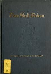 Cover of: Thou shalt waken: a lyric
