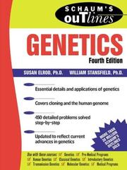 Cover of: Schaum's Outline Of Genetics by Susan L. Elrod