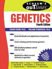 Cover of: Schaum's Outline Of Genetics by Susan L. Elrod, Susan L. Elrod