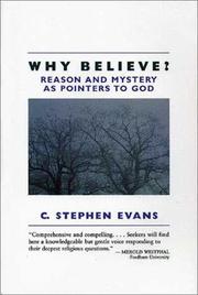 Cover of: Why believe?: reason and mystery as pointers to God
