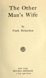 Cover of: The other man's wife